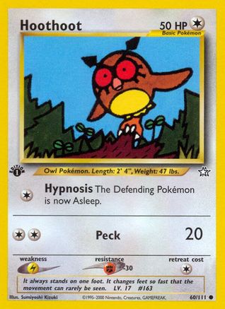 Hoothoot 060/111 - 1st Edition Neo Genesis - Common