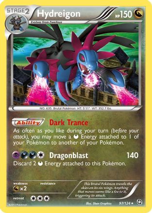 Hydreigon (97) (97) 097 - Holofoil Dragons Exalted - Holo Rare