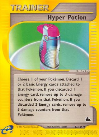 Hyper Potion 127 - Reverse Holofoil Skyridge - Uncommon