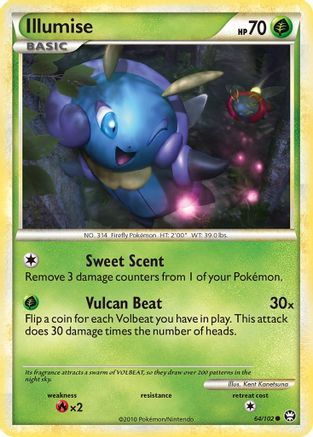 Illumise 064 - Reverse Holofoil Triumphant - Common
