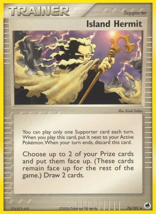 Island Hermit 076 - Reverse Holofoil Dragon Frontiers - Uncommon