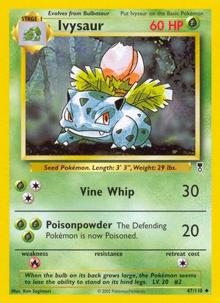 Ivysaur 047/110 - Reverse Holofoil Legendary Collection - Uncommon