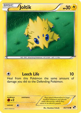 Joltik (45) (45) 045/114 Black and White - Common