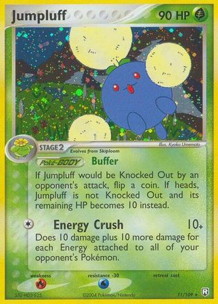 Jumpluff 011/109 - Reverse Holofoil Team Rocket Returns - Holo Rare