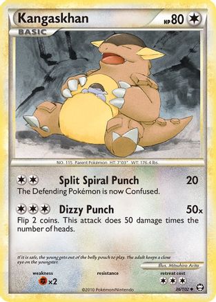 Kangaskhan 036 Triumphant - Uncommon