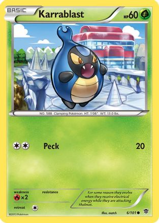 Karrablast 006 - Reverse Holofoil Plasma Blast - Common