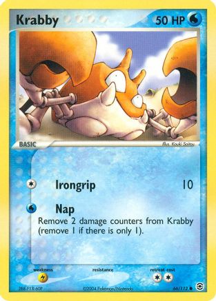 Krabby 066/112 FireRed & LeafGreen - Common