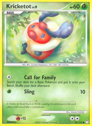 Kricketot 086 Mysterious Treasures - Common