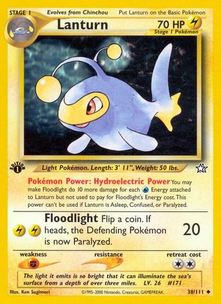 Lanturn 038/111 - 1st Edition Neo Genesis - Uncommon