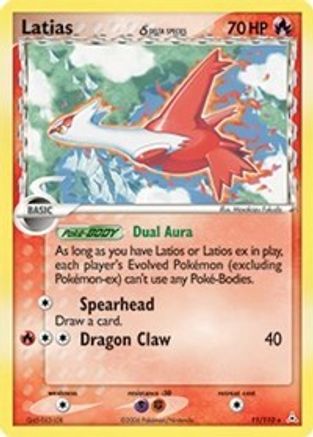 Latias (Delta Species) 011/110 - Holofoil Holon Phantoms - Holo Rare