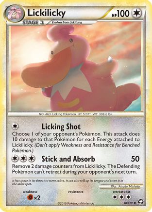 Lickilicky 038 - Reverse Holofoil Triumphant - Uncommon