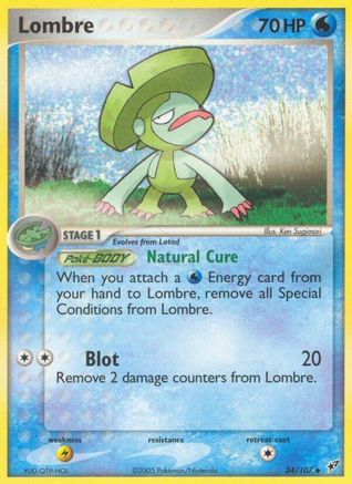 Lombre 034/107 - Reverse Holofoil Deoxys - Uncommon