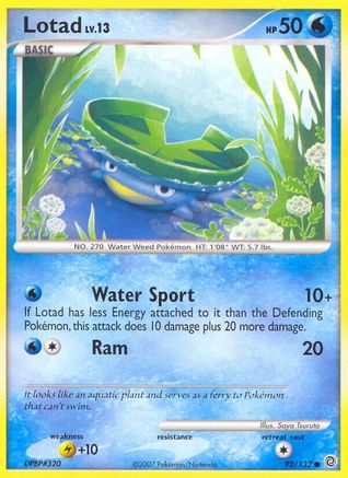Lotad 092/132 Secret Wonders - Common