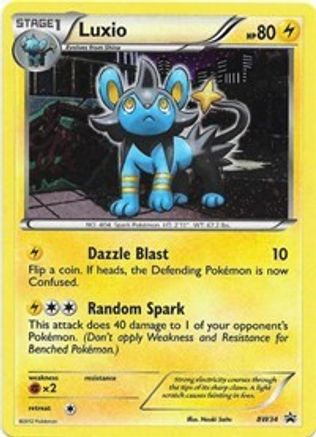 Luxio (Cosmos Holo) BW34 - Holofoil Black and White Promos - Holo Rare