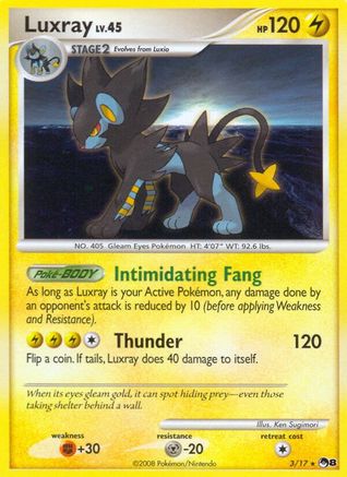 Luxray 003 - Holofoil POP Series 8 - Rare
