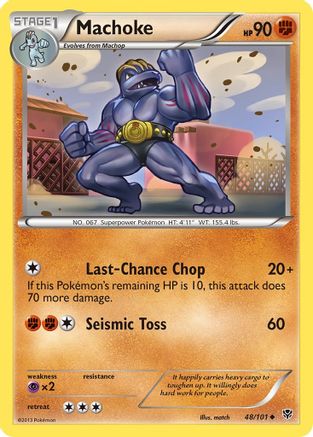 Machoke 048 Plasma Blast - Uncommon
