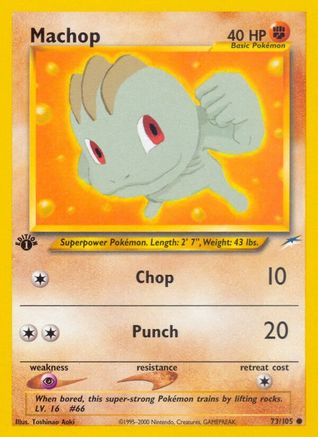 Machop 073/105 - 1st Edition Neo Destiny - Common