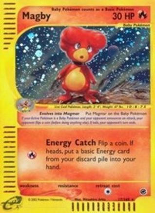 Magby (17) (17) 017 - Reverse Holofoil Expedition - Holo Rare