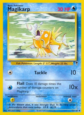 Magikarp 052 - Reverse Holofoil Legendary Collection - Uncommon