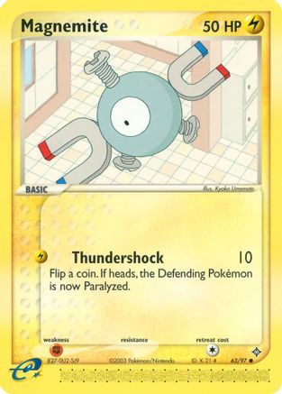Magnemite 063/97 Dragon - Common