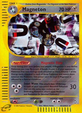 Magneton (H16) (H16) H16 - Holofoil Aquapolis - Holo Rare