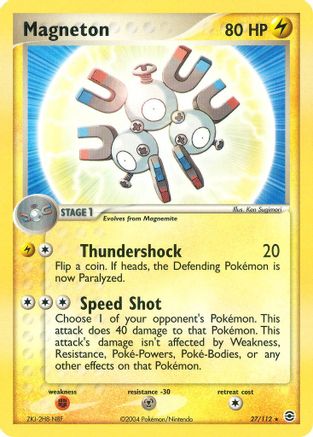 Magneton 027/112 FireRed & LeafGreen - Rare