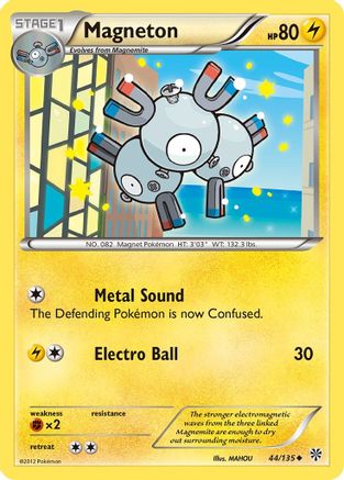 Magneton (44) (44) 044 - Reverse Holofoil Plasma Storm - Uncommon