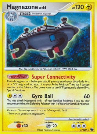 Magnezone (6) (6) 006 - Reverse Holofoil Stormfront - Holo Rare