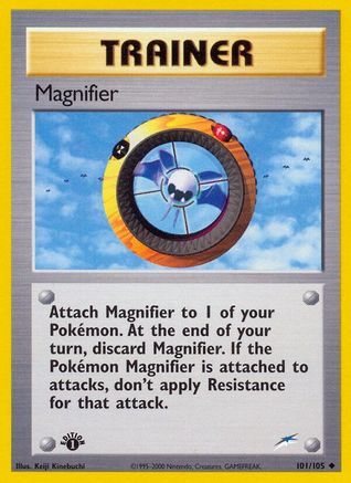 Magnifier 101/105 - 1st Edition Neo Destiny - Uncommon