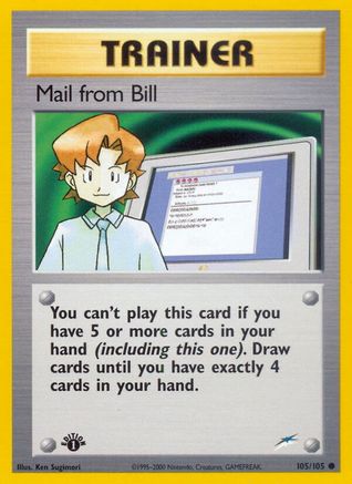 Mail from Bill 105/105 - 1st Edition Neo Destiny - Common