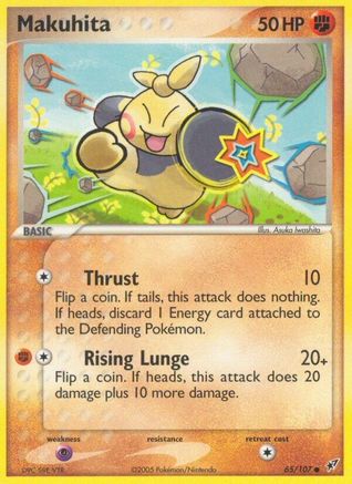 Makuhita 065 - Reverse Holofoil Deoxys - Common