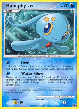 Manaphy 002 POP Series 9 - Rare