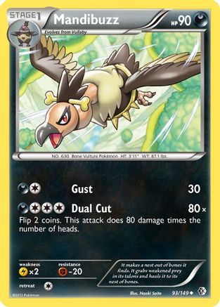 Mandibuzz 093 - Reverse Holofoil Boundaries Crossed - Uncommon
