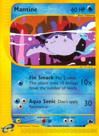 Mantine 077 - Reverse Holofoil Skyridge - Common