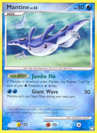 Mantine 029 - Reverse Holofoil Mysterious Treasures - Rare