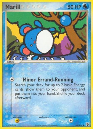 Marill 068/109 - Reverse Holofoil Team Rocket Returns - Common