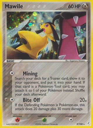 Mawile 009/100 - Reverse Holofoil Crystal Guardians - Holo Rare