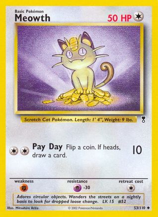 Meowth 053 Legendary Collection - Uncommon