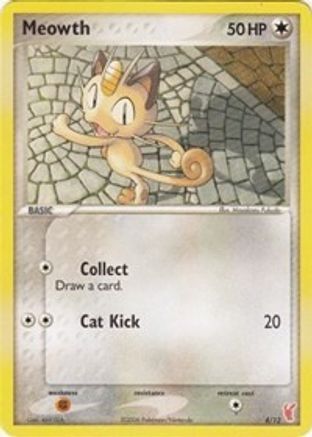 Meowth 004 EX Trainer Kit 2 Plusle & Minun - Common