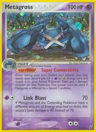Metagross 011 - Reverse Holofoil Deoxys - Holo Rare