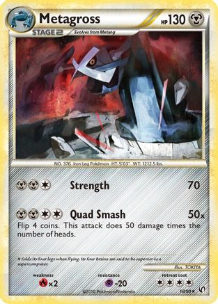 Metagross 018/90 - Reverse Holofoil Undaunted - Rare
