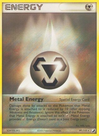 Metal Energy (Special) 097 - Reverse Holofoil Unseen Forces - Rare