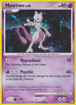 Mewtwo 011 - Reverse Holofoil Legends Awakened - Holo Rare
