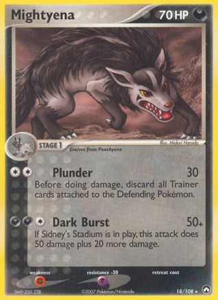 Mightyena 018 Power Keepers - Rare