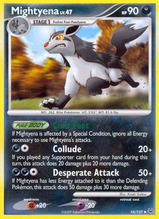 Mightyena 054 - Reverse Holofoil Platinum - Uncommon