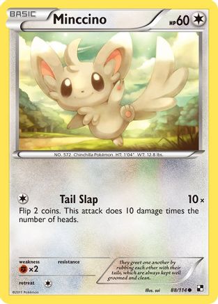 Minccino 088/114 Black and White - Common