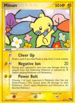 Minun 004/017 POP Series 3 - Rare