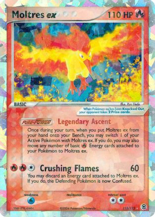 Moltres ex 115 - Holofoil FireRed & LeafGreen - Secret Rare