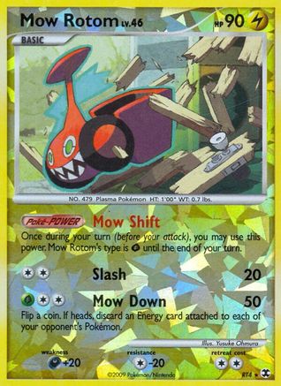 Mow Rotom RT4 - Reverse Holofoil Rising Rivals - Ultra Rare