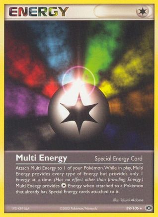 Multi Energy 089 - Reverse Holofoil Emerald - Rare